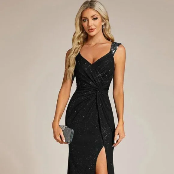 Ever Pretty | Dresses | Ever Pretty Black Wedding Guest Dress Never Worn |  Poshmark